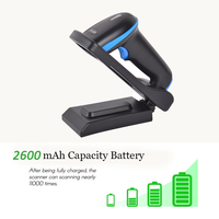 Máquina de escáner de lector de código de barras con cable USB 1D resistente POS de Venta caliente para inventario