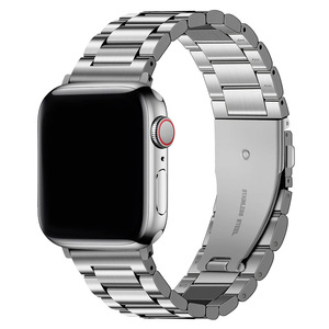Cinturino compatibile per orologio <span class=keywords><strong>Apple</strong></span> <span class=keywords><strong>Watch</strong></span> cinturino in <span class=keywords><strong>acciaio</strong></span> inossidabile per <span class=keywords><strong>Apple</strong></span> <span class=keywords><strong>Watch</strong></span> Band 8/7 42mm 44mm 45mm 49mm 38mm 40mm 41mm - Product Image 4