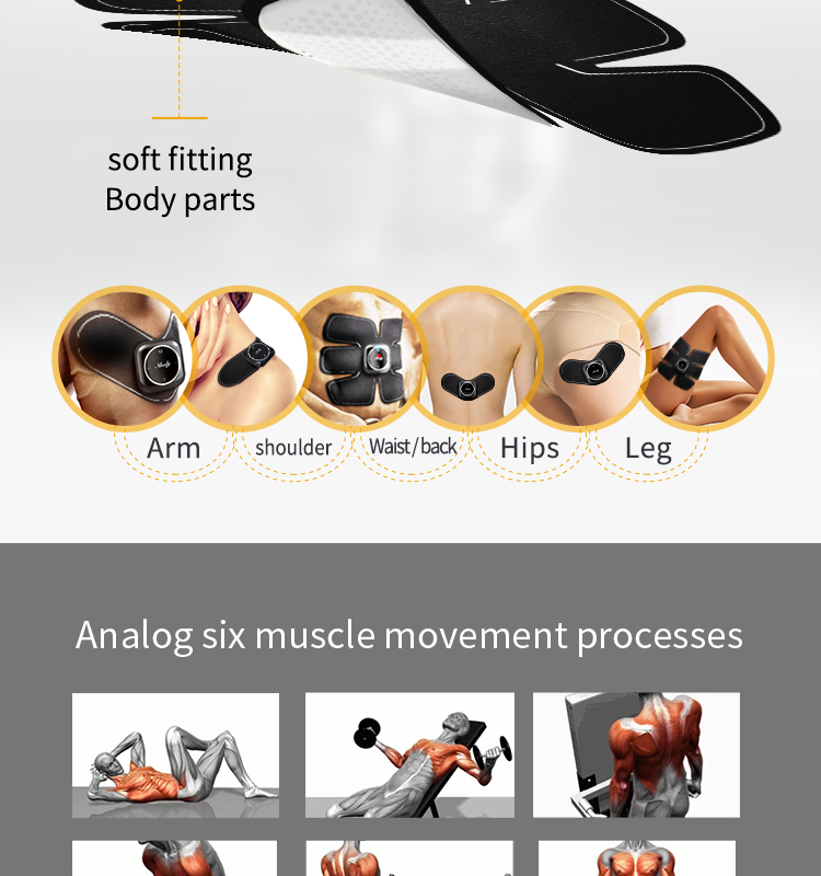 Factory Price Electronic Ems Muscle Stimulator Machine Home Use Wireless Slimming Belt Ems Fat Burner Gym Hip Trainer