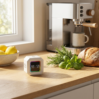 Timer Pomodoro Digital Isi Ulang, Harga Pabrik, Sistem Gravitasi, Penghitung Mundur, Visual, untuk Belajar Anak, Belajar Fokus, Timer Dapur