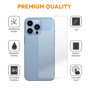 ฟิล์มกันรอยหน้าจอแบบ White Label สำหรับ iPhone 15 Pro Max ฟิล์มกันรอยกระจกหลัง ผู้ผลิตฟิล์มกันรอยแบบกำหนดเอง OEM - Product Image 2