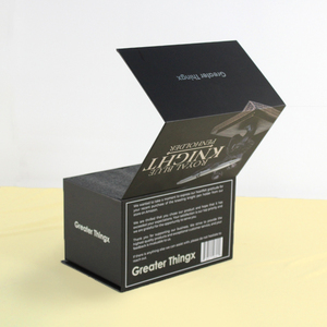 Custom Luxury Black Magnet Flap Clothing <b>Paper</b> Box Foldable Magnetic Closure Gift <b>Boxes</b> - Product Image 6
