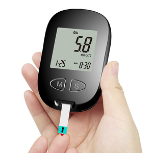 Nouveau Glucomètre Intelligent 2026 Noir avec Diffusion Vocale et Éjection Automatique des Bandelettes – <span class=keywords><strong>Testeur</strong></span> <span class=keywords><strong>de</strong></span> Glycémie - Product Image 1