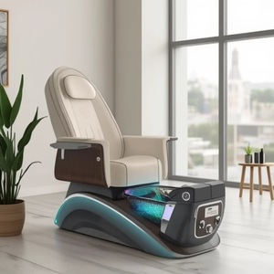 Sillón de Pedicura Portátil Profesional sin Tuberías, Sistema de Hidromasaje, Diseño Europeo Moderno y Lujoso, Salón de Belleza, Manicura y Pedicura - Product Image 2