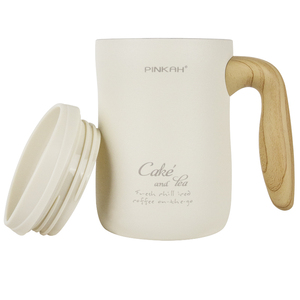 Pinkah 16Oz Thép Không Gỉ Chân Không Đôi Tường Du Lịch Cốc Cà Phê Biểu Tượng Tùy Chỉnh Mang Nhãn Hiệu Cách Nhiệt Cốc Với Xử Lý Thân Thiện Với Môi - Product Image 3