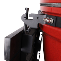 Barbecue Kamado SEB 21,5 pouces en céramique, fumoir au charbon de bois, commande tactile moderne, taille compacte, barbecue haut de gamme, entièrement équipé, pour jardin et terrasse