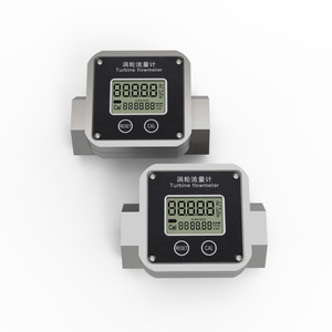 เครื่องวัดอัตราการไหลของกังหัน สแตนเลส 0300mh ของเหลวอิเล็กทรอนิกส์ สำหรับดีเซล น้ำมันเบนซิน น้ำมันก๊าด เมทานอล น้ำ - Product Image 1