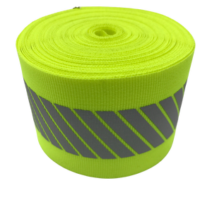 カスタマイズされた5cm高視認性PVC安全性難燃性反射型ファッションテープ生地視認性と耐久性向上 - Product Image 1