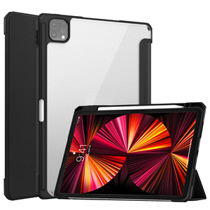 <span class=keywords><strong>Custodia</strong></span> per tablet in pelle PU a tre ante più recente in pelle acrilica per <span class=keywords><strong>apple</strong></span> <span class=keywords><strong>ipad</strong></span> air4 10.9 <span class=keywords><strong>pro</strong></span> <span class=keywords><strong>11</strong></span> 2018 2020 2021 smart cover - Product Image 1