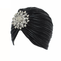 Wholesale 2021 neueste luxus perle blume zubehör hijab kappe schal hüte turban motorhaube