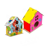 Kit de maison d'oiseau en gros bricolage décoration Arts artisanat nichoirs bricolage nichoir en bois