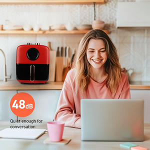 MLD 4L Horno Tostador Eléctrico Cuadrado Moderno Alemán Multifuncional con <span class=keywords><strong>Freidora</strong></span> de <span class=keywords><strong>Aire</strong></span>, Cocina Saludable sin Aceite, Ajustable para el Hogar - Product Image 3