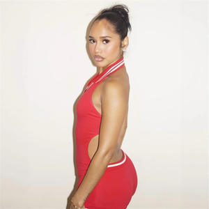 GY964- 2025 estate moda e Sexy Sexy ragazza senza maniche tinta unita senza schienale tuta all'americana - Product Image 3