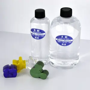 Confezione da 1kg kit bottiglia trasparente etichetta oem vendita calda negli stati uniti resine epossidiche da tavolo