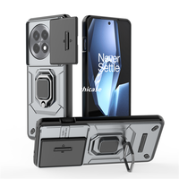 Lichicase porte-anneau magnétique antichoc couverture arrière rigide pour OnePlus Ace 5 5 Pro 13R armure coque de téléphone