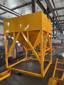 1m3 đến 8m3 túi lớn xi măng Silo Phễu băng tải trục vít với thang cho nhà máy bê tông Trộn khô - Product Image 6