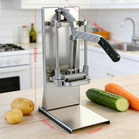 AY-L40 Verticale Snijmachine Groente- en Fruitsnijder Groentestripper Fruitblokjesmachine Handmatige Stripmachine