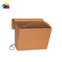 Carpeta Archivadora de Papel Kraft Expandido de 350 g/m², Ecológica, para Papelería Escolar, con Diseño Personalizado, Superventas