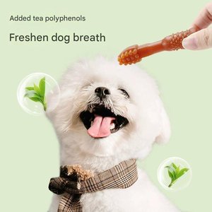 OEM snack da masticare per animali domestici con alito fresco di manzo sapore di anatra di pollo bastone osso dentale per animali domestici molare da masticare le ossa di calcio per cani - Product Image 3