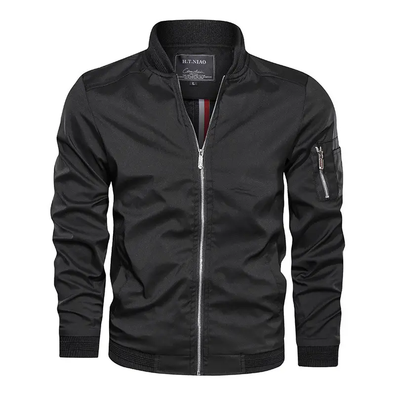 Cheap wholesale men's custom windbreaker jackets 100% polyester men's Windproof jackets