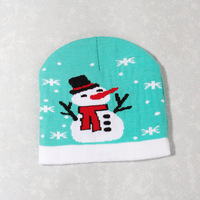 Sombrero frío de punto de Navidad Sombrero de punto Lana cálida para hombre Gorro enmascarado de moda para mujer Sombreros Sin borde de invierno Nuevo estilo