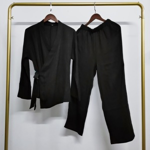 Nuovo Abito Musulmano Mediorientale di Dubai per Uomo, Set di 2 Pezzi con Top e <span class=keywords><strong>Pantaloni</strong></span>, Abaya <span class=keywords><strong>Turca</strong></span> per <span class=keywords><strong>Donna</strong></span> - Product Image 2