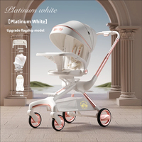 Poussette Bébé Luxe Haut de Gamme Multifonctionnelle Légère Pliable à Quatre Roues en Alliage d'Aluminium Réglable – Vente en Gros
