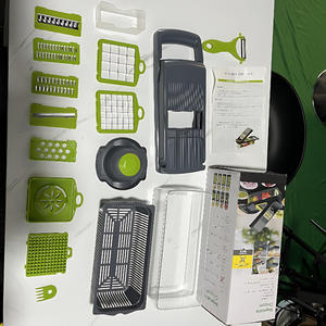 Vente en gros d'accessoires <span class=keywords><strong>de</strong></span> cuisine, coupe-légumes 14 en 1, hachoir à oignons, <span class=keywords><strong>mandoline</strong></span>, trancheuse, coupe-légumes multifonctionnel - Product Image 6