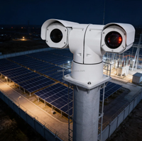 Cámara Térmica PTZ de Alta Sensibilidad NETD 30mK de Largo Alcance para Sistema de Monitoreo de Plantas Solares