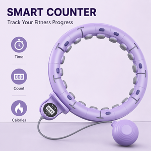 Aro de <span class=keywords><strong>Fitness</strong></span> Inteligente 2026, Ajustable y con Peso, Diseño Desmontable, Material de Polipropileno, para Ejercicios de Cintura y Abdomen - Product Image 5
