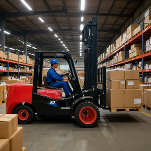 Montacarga 5 <span class=keywords><strong>Ton</strong></span> 6T 7T 8T 9T 10T Heftruck Diesel Fabriek Zware Diesel Heftruck Met Epa/Euro5 - Product Image 1