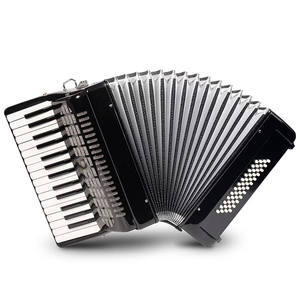 Accordéon professionnel 30 touches 48 basses en bois pour adultes, <span class=keywords><strong>instrument</strong></span> à clavier de performance graduée pour débutants - Product Image 1