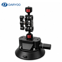 Support de pompe à vide robuste, compatible avec les caméras d'action et les appareils photo reflex numériques, ventouse puissante pour voiture, verre et surfaces lisses