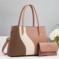 Neue modische Umhängetaschen für Damen, 2-teiliges Set, Tragetaschen, Damenhandtaschen, 3 Farben