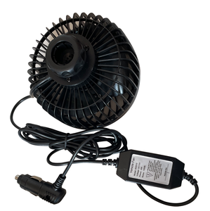 Ventiladores Magnéticos Portátiles USB Negros de Alta Calidad de 4.5'' Ajustables para Coche, DC12V 24V, Ventilador para Montacargas, SUV, Camión, Ventiladores de Refrigeración - Product Image 6