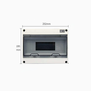 กล่องจ่ายไฟฟ้าพลาสติก ABS กันน้ำสำหรับภายนอกอาคาร HT12 ระดับการป้องกัน IP65 กล่องหุ้มอุปกรณ์อิเล็กทรอนิกส์ - Product Image 2