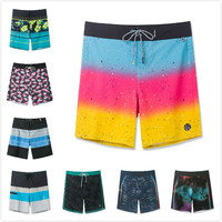 Op Maat Gemaakte Heren Boardshort Surfshorts Groothandel Zwemkoffer 4-Way Stretch Boardshorts Te Koop