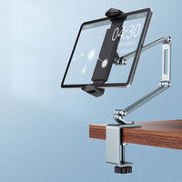 Xgear suporte para telefone e tablet, suporte resistente ajustável de braço longo, para tablet e cozinha, escritório