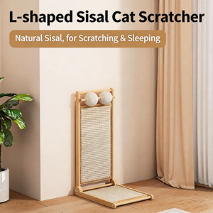 Griffoir mural vertical pour <span class=keywords><strong>chat</strong></span> en carton ondulé, résistant à l'usure, design simple, jouet et nid pour <span class=keywords><strong>chat</strong></span> - Product Image 1