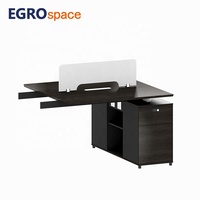 EGROspace Project Cases Meubles modulaires en forme de l Bureau ouvert en mélamine Bureau de travail