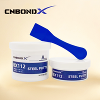Résine époxy 500g, mastic de réparation métallique, adhésif 112, alternative à Belzona 1111 pour la réparation de fonderie d'acier, emballage et utilisation en construction