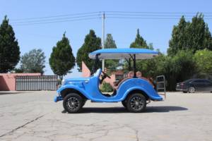 WELIFTRICH Carro de Golf Eléctrico Clásico, Vehículo Turístico de 72V, 7-8 Asientos, Motor de CA de 5 Kw con Velocidad de 30-50 km/h y Autonomía de 70-90 km - Product Image 6