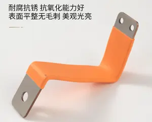 New Energy Electric Vehicle Battery Flexible Connection Copper Busbar Pvc Rubber Insulated Flexible Busbar Connectors