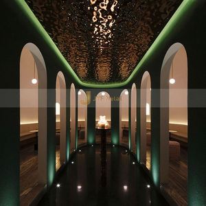 LL280 Multiple Sizes Stainless Steel <b>Mirror</b> Water Ripple Rose Gold Color Panel Ceiling Wall Decorating of Stainless Steel <b>Sheets</b> - Product Image 1