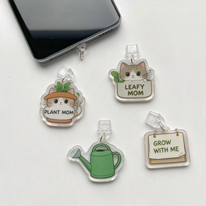 Tappi Antipolvere in Plastica per Cellulari con Basso MOQ, Personalizzati con Simpatici Gatti Cartoon, Tappi Antipolvere in Acrilico per Lettore di Libri e Telefono Tipo-C - Product Image 2