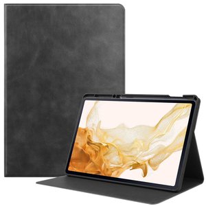 Funda para tableta con diseño de vaca en PU+TPU con soporte para lápiz para Samsung Galaxy Tab S8 Plus <span class=keywords><strong>SM</strong></span>-X800 <span class=keywords><strong>SM</strong></span>-<span class=keywords><strong>X806</strong></span> de 12.4 pulgadas. - Product Image 1