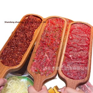 Vassoio Ovale in Legno di Sapele per Servire Carne, Piatto Commerciale per Ristoranti Hotpot; Design Moderno e Minimalista, Origine Cina - Product Image 5