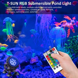 Luz Subacuática LED RGB 6 en 1 con Control Remoto IP68, Lámpara de Jardín para Acuario, Estanque, Fuente, Luz de Estanque que Cambia de Color - Product Image 2