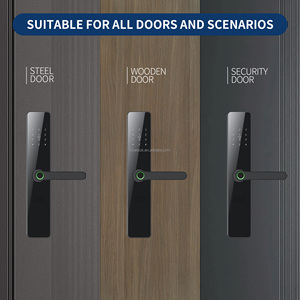 ブルーロック インテリジェント 指紋認証 WiFi スマートハンドルロック フロントドア セキュリティ デジタルロック - Product Image 4