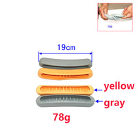 Kit de remplacement d'accessoires pour béquille grise, ensemble de 3 pièces avec poignées découpées et embouts de remplacement pour béquilles axillaires
